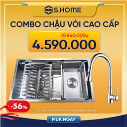 Combo chậu âm vòi rút giá chỉ 4590k Combo chậu âm vòi rút giá chỉ 4590k